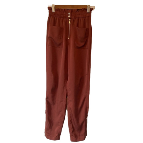 EXPRESS 90's Y2K Paper Bag Lightweight Parachute Flowy Casual Joggers Size XS - Picture 1 of 10